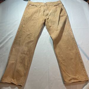 Vintage Member's Property Jeans Mens 38x32 Brown Baggy Loose Fit Y2K‎ Hip Hop